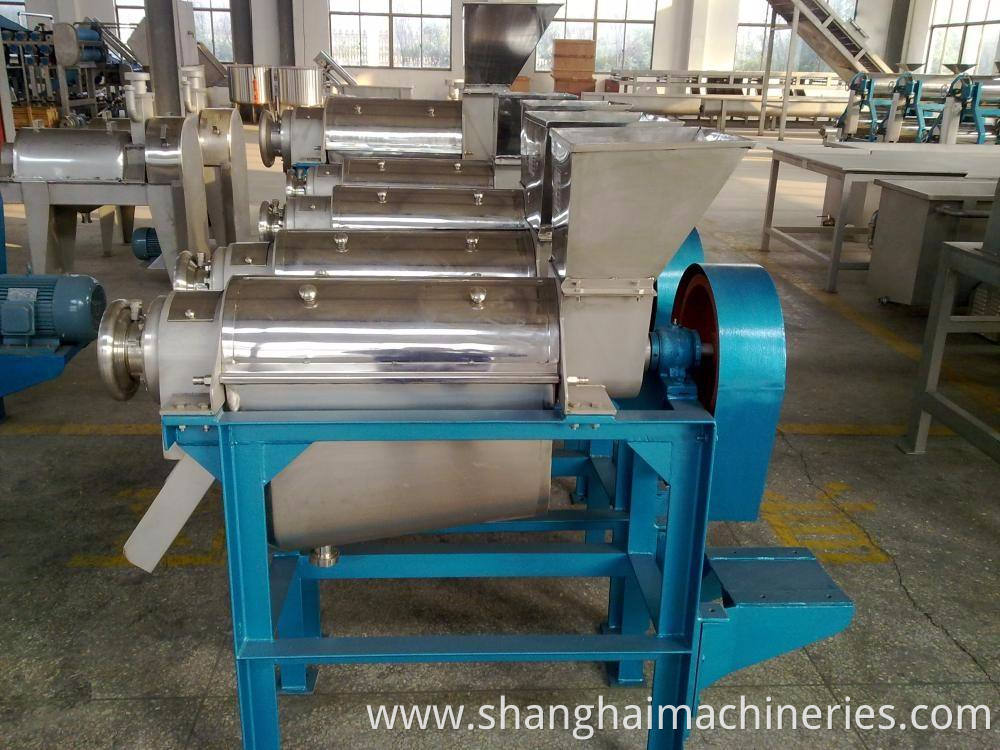 Fruit and vegetable pulping machine
